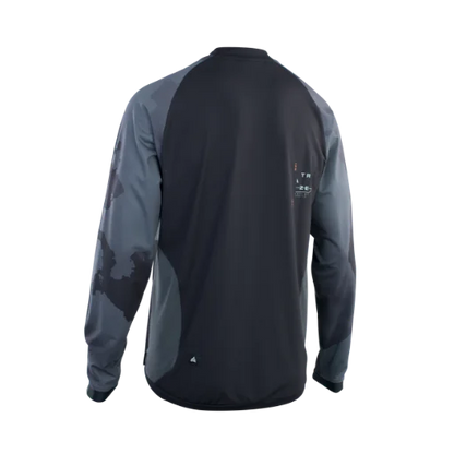 ION Traze Amp AFT Long Sleeve MTB Jersey - Black
