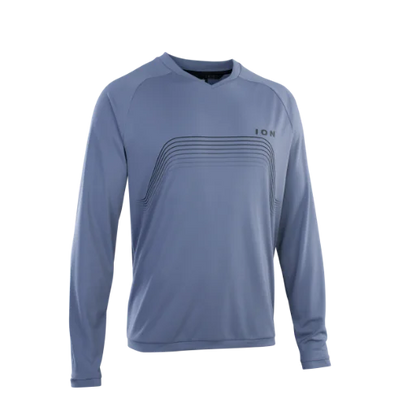 ION Traze Long Sleeve MTB Jersey - Storm Blue - 2022 714 Storm Blue Small 