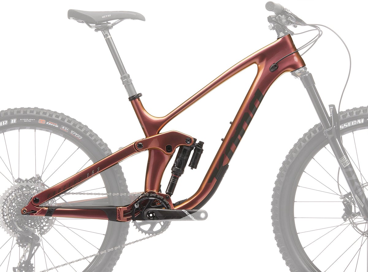 Kona Process 153 CR/DL 27.5 Full Suspension Frame - Prism Rust Purple