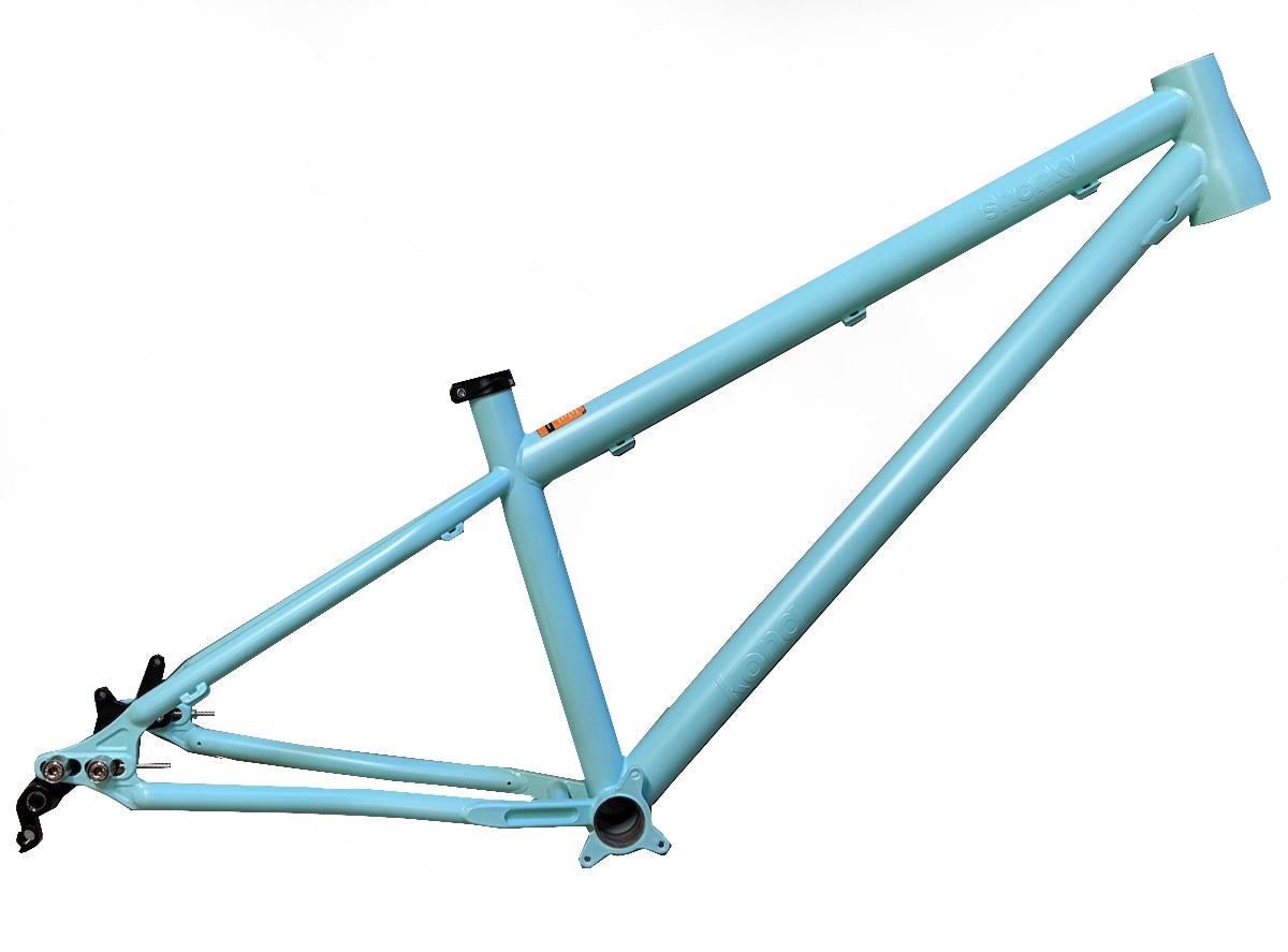 Kona Shonky 26" Dirt Jump Frame - Mint Green - 2022 Mint Green Long 