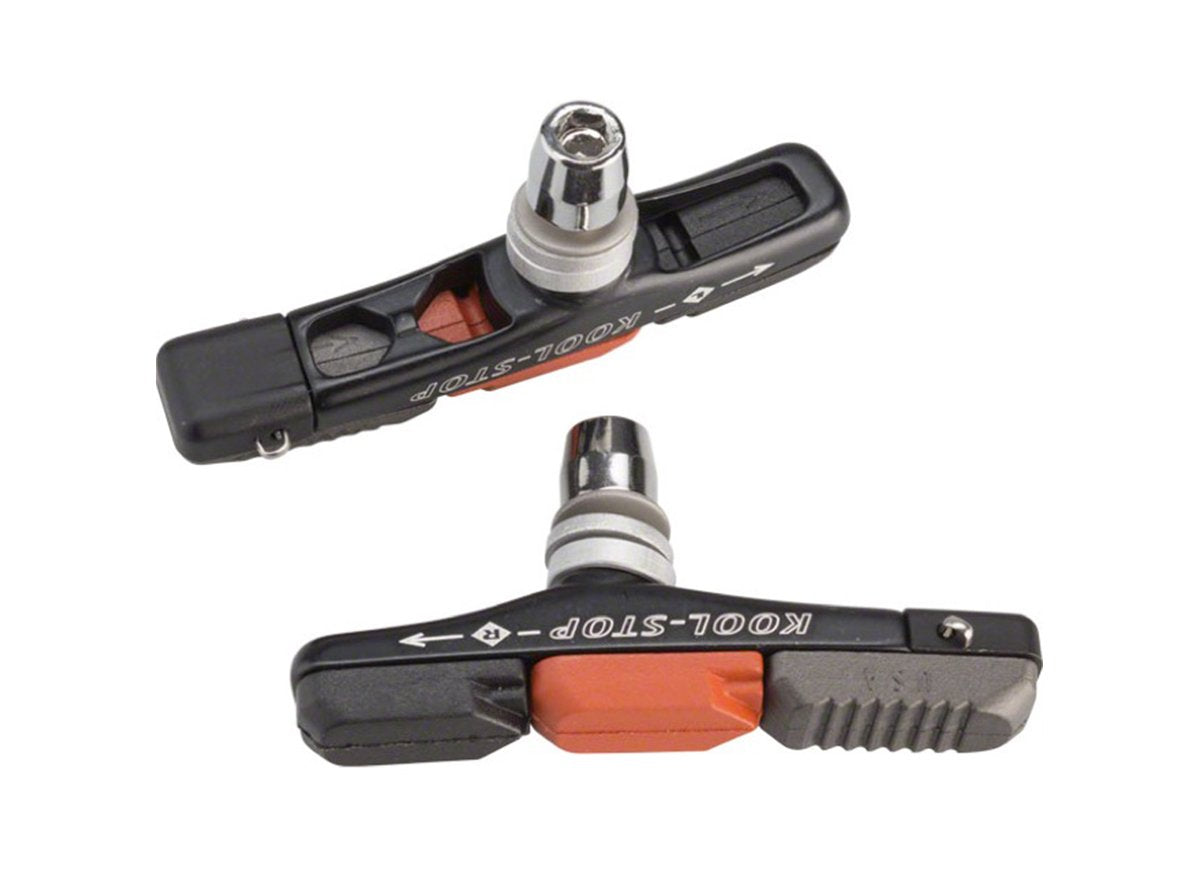 Kool Stop Tectonic High Performance Brake Pads - Black-Tan Black - Tan Multi Compound 