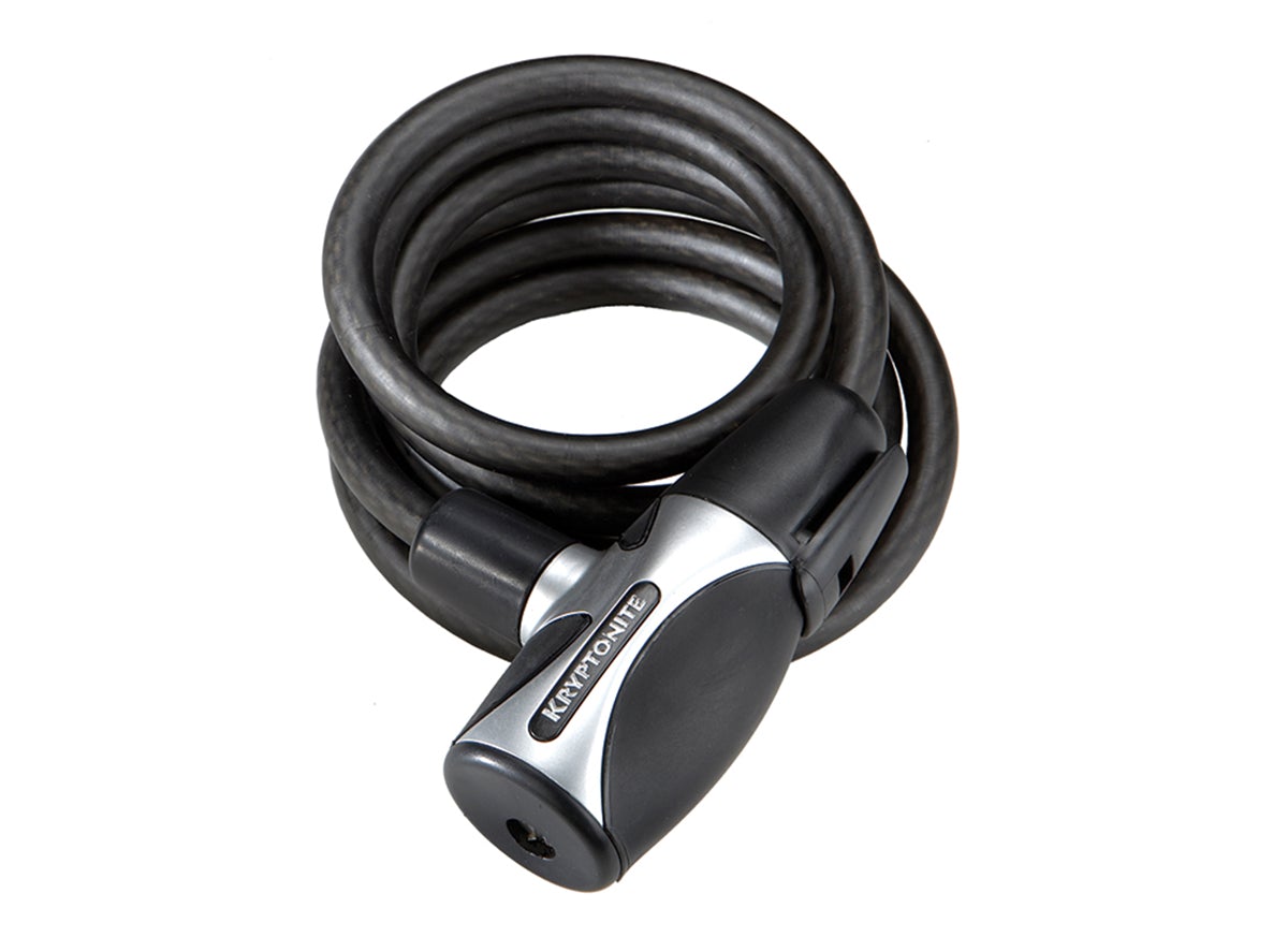 Kryptonite KryptoFlex 1218 Key Cable Lock - Black Black 180cm 