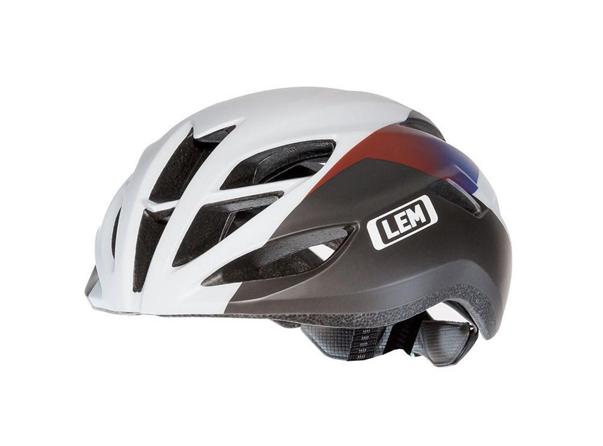 LEM Volata Road Bike Helmet - Blue-White Blue - White Small 