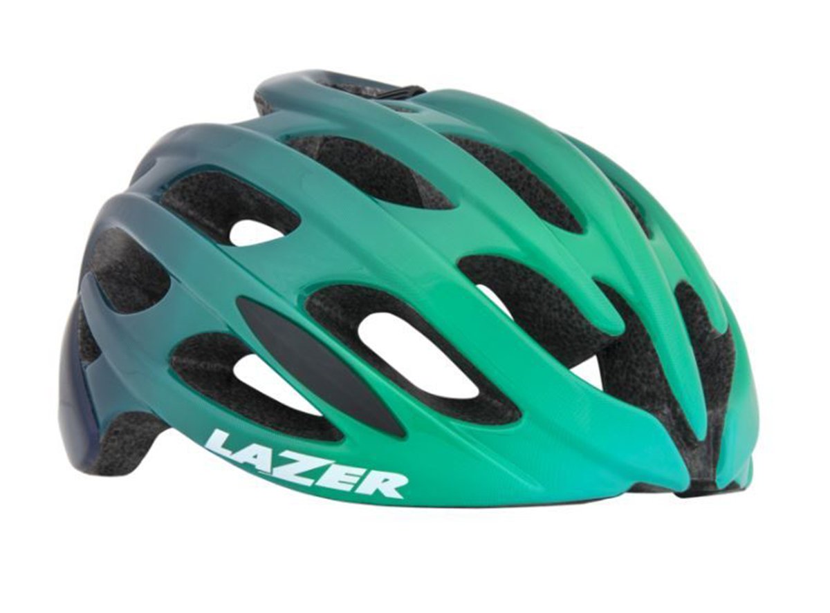 Lazer Blade Road Helmet - Green-Blue Green - Blue Small 