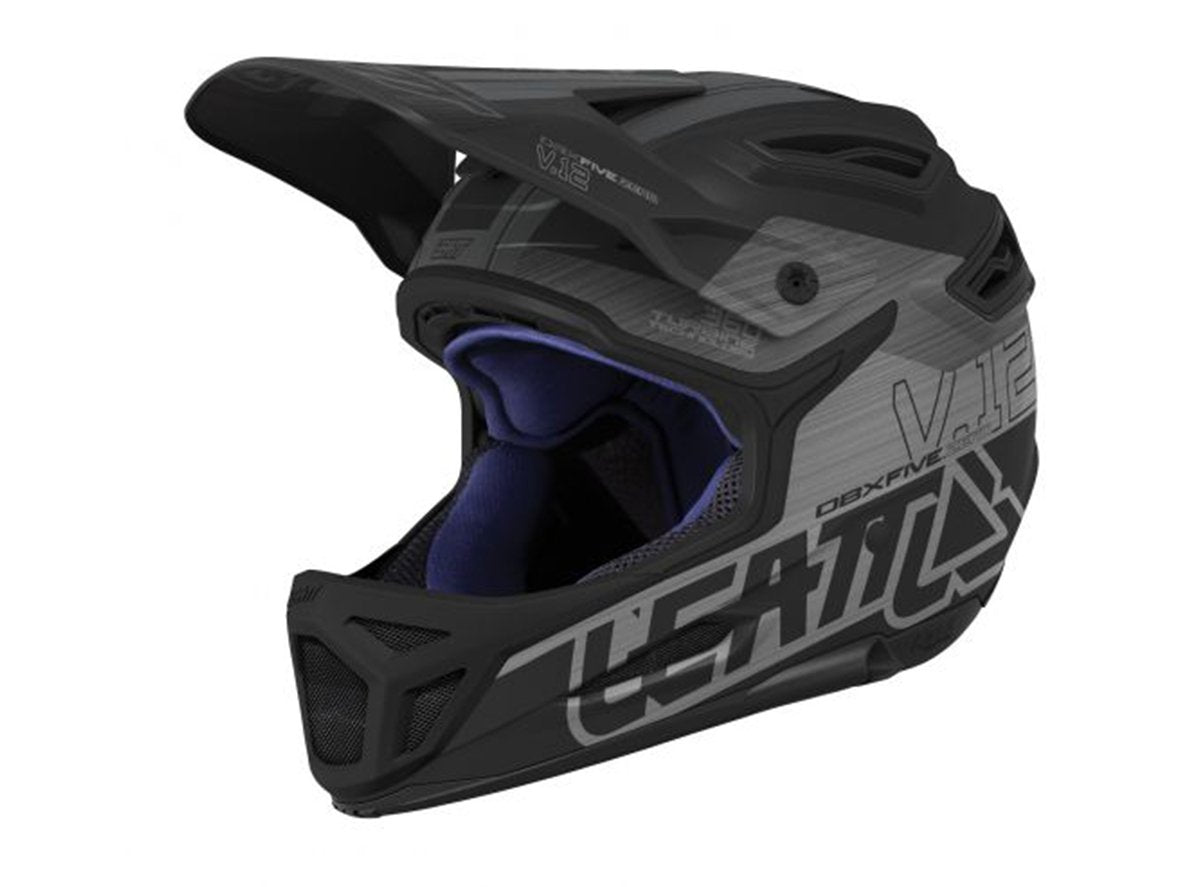 Leatt DBX 5.0 V12 Full Face Helmet - Brushed Brushed Small 