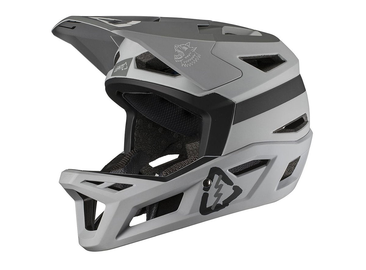Leatt DBX 4.0 V19.3 Full Face Helmet - Steel Steel Small 