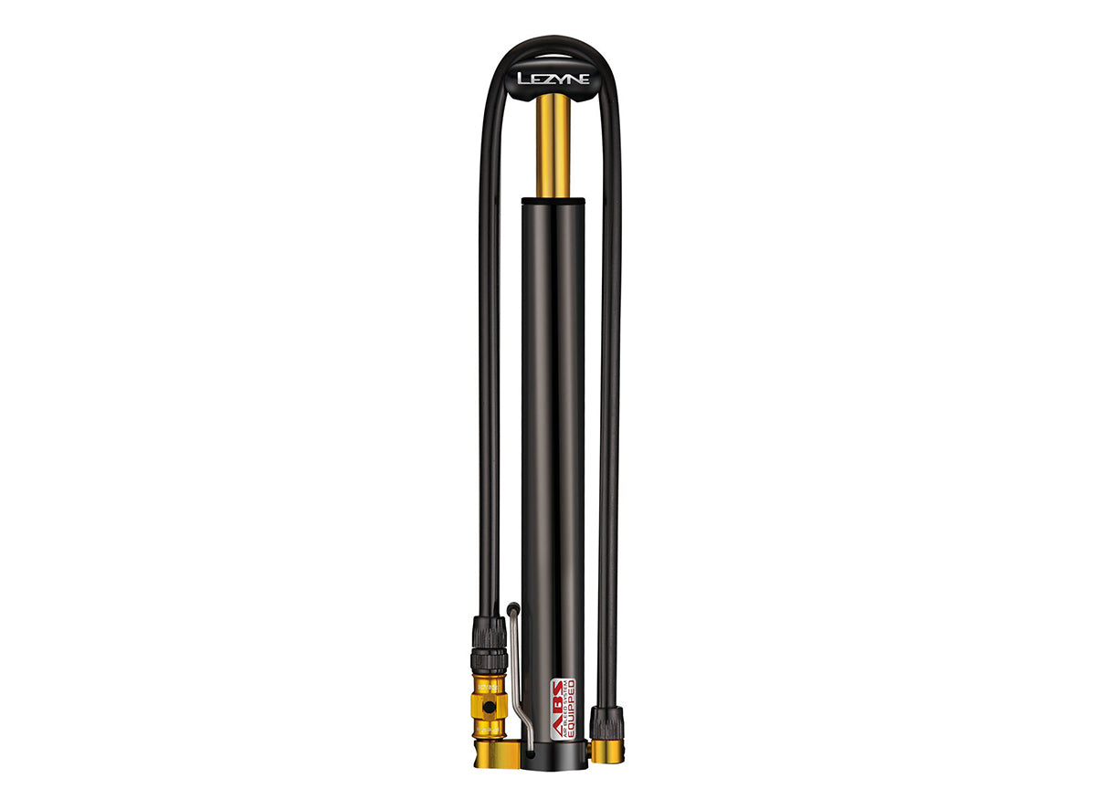 Lezyne Micro Floor Drive HV Pump Black Gloss Presta / Schrader 