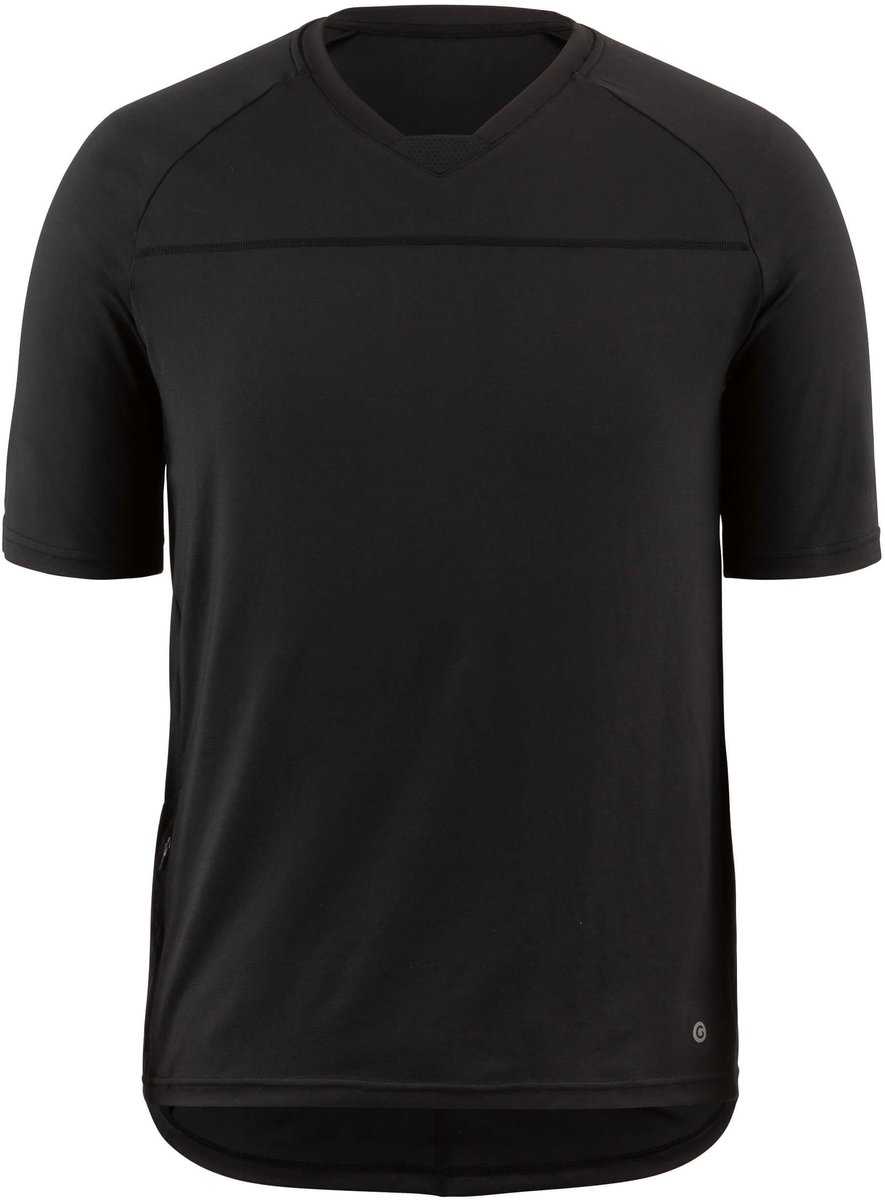 Louis Garneau HTO 3 Short Sleeve MTB Jersey - Black - 2022 Black Small 