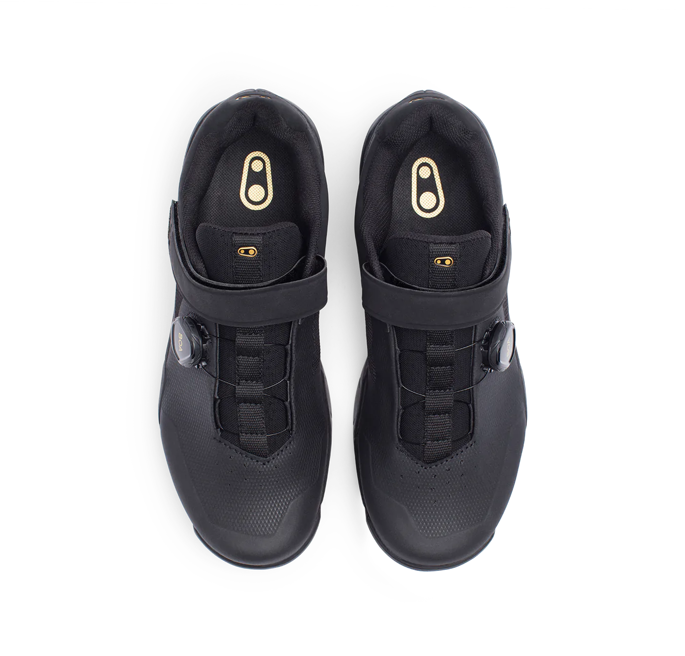 Crank Brothers Mallet E BOA MTB Shoe - Black-Gold-Black