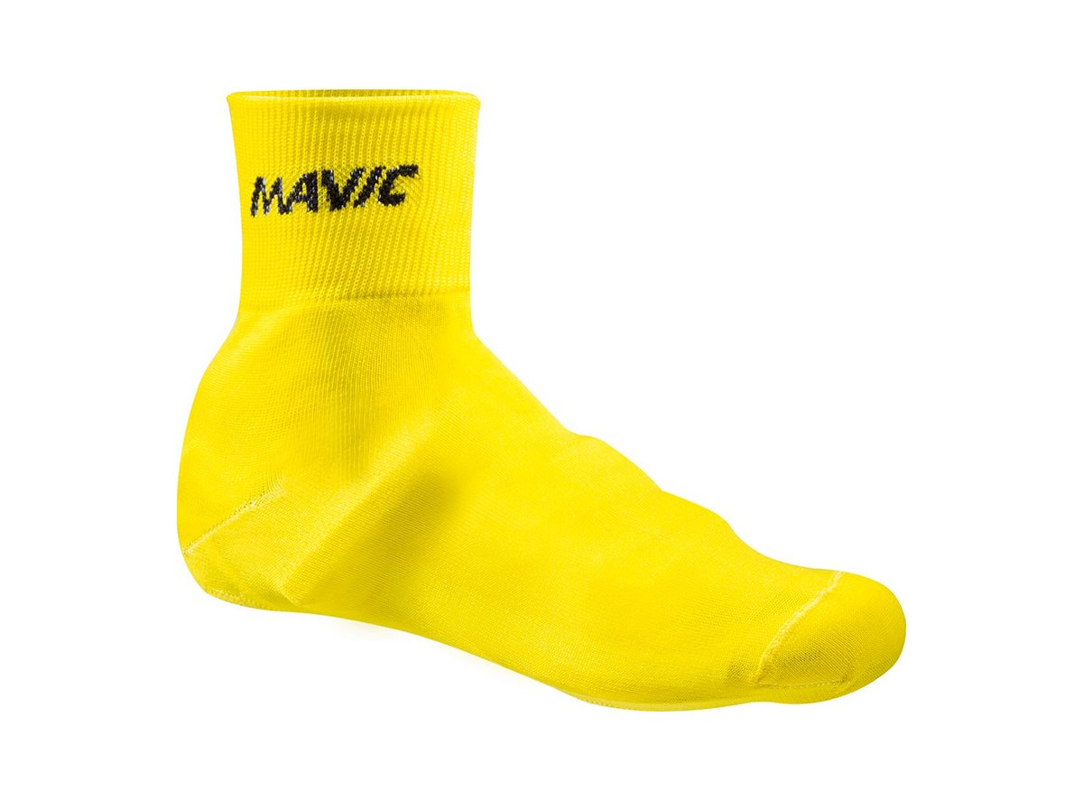 Mavic Knit Shoe Cover - Yellow
