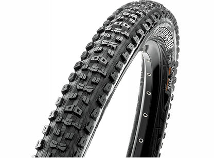 Maxxis Aggressor 27.5" Folding MTB Tire Black 2.3" TPI 60 - (DC) Dual Compound - (TR) Tubeless Ready - (EXO) EXO Sidewall