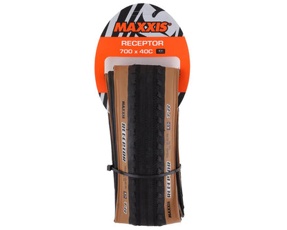 Maxxis Receptor 700c Gravel Tire - EXO TR - Tan