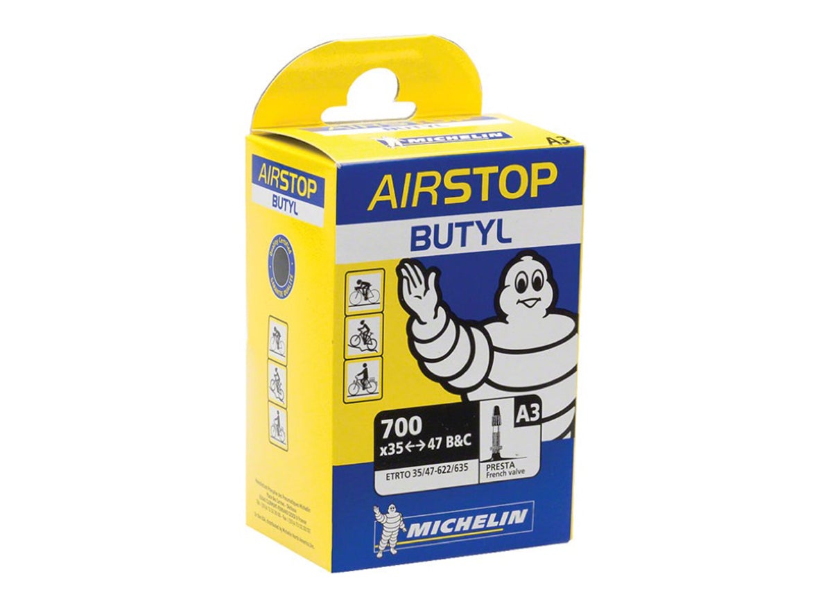 Michelin AirStop 700c Road Tube 18 - 25c Presta - 40mm Valve 