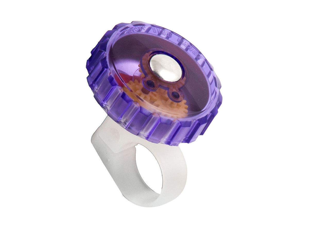 Mirrycle Incredibell Jellibell - Translucent Purple Translucent Purple Fits 21.0 to 22.5 mm Handlebars 