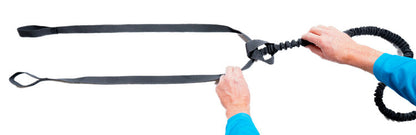 TowWhee Universal Motorcycle Peg Strap - Black