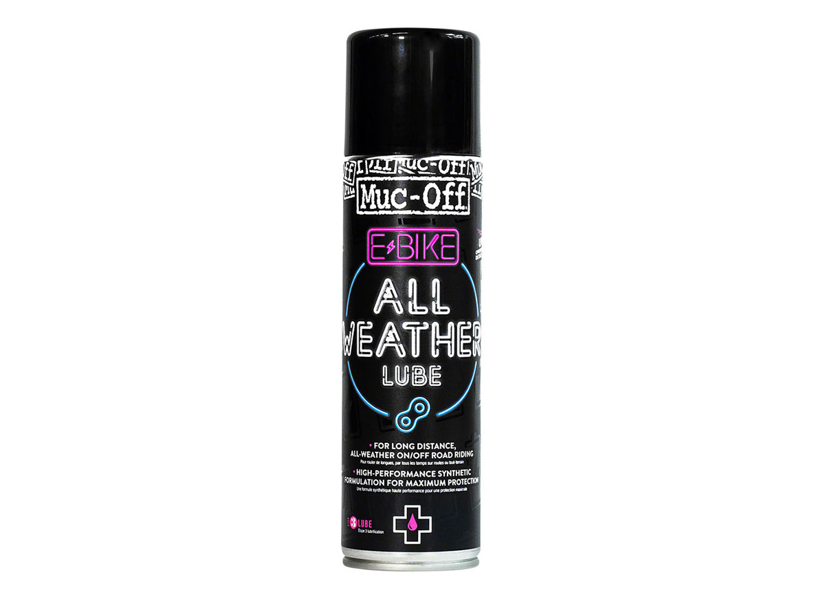 Muc-Off eBike All Weather Lube Black 250ml Aerosol 