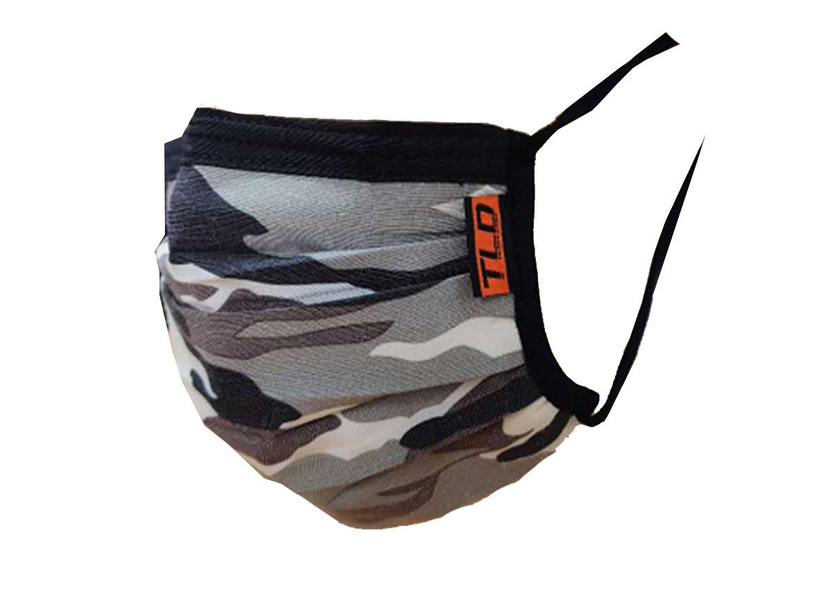 Troy Lee Designs Face Mask - Camo Light Gray Camo Light Gray One Size 