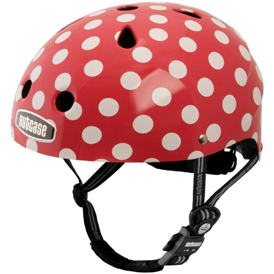 Nutcase Gen3 Urban Helmet - Mini Dots Graphic - Red-White Dots Red - White Dots Small 