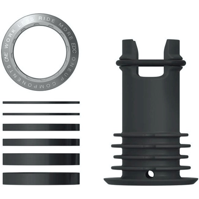 OneUp EDC Tool System Top Cap - Silver Silver  