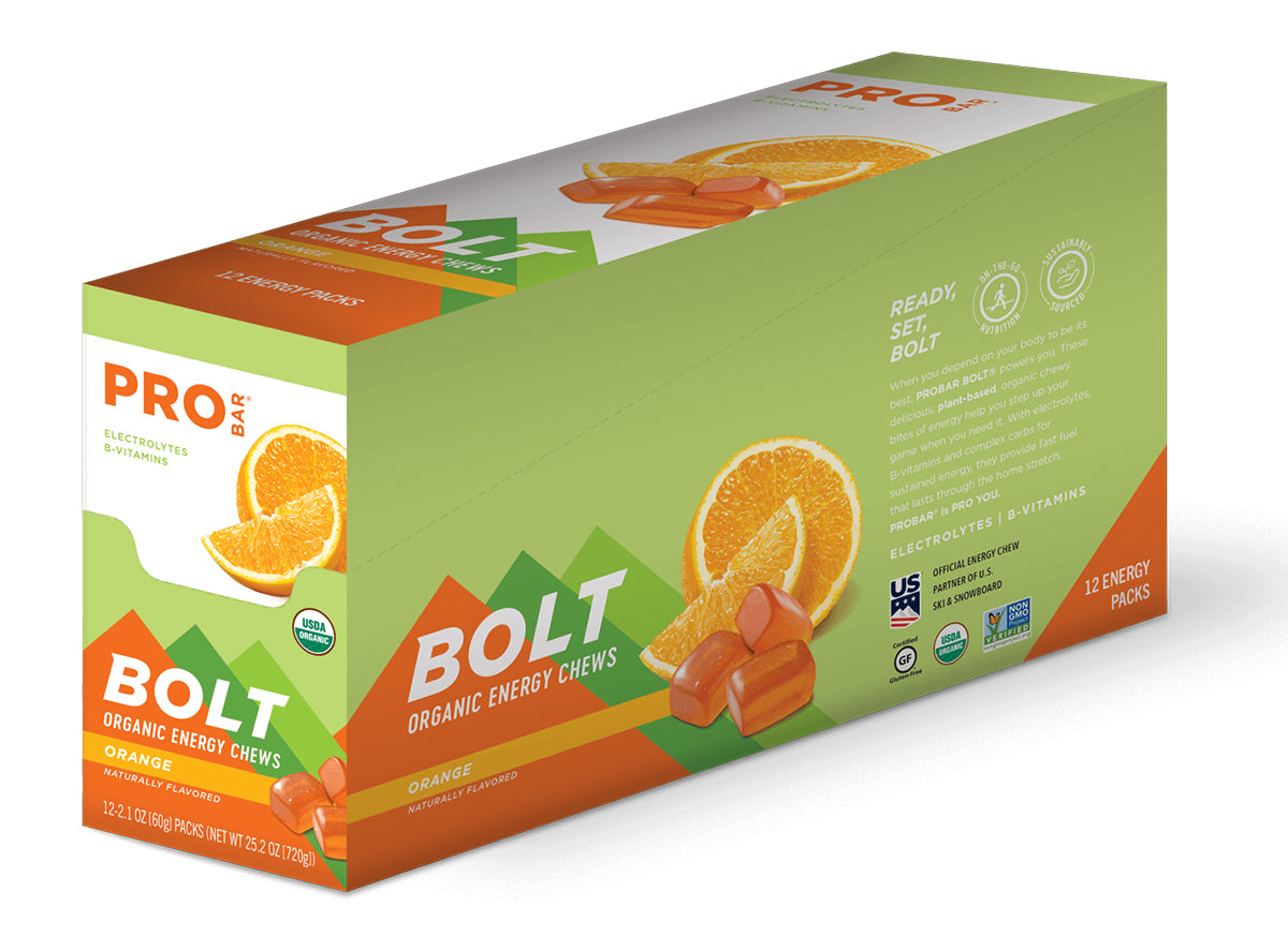 PROBAR Bolt Organic Energy Chews - Orange