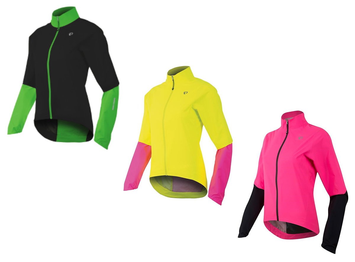 Pearl Izumi Elite WXB Cycling Jacket - Womens - Black-Screaming Green Black - Screaming Green X-Small 