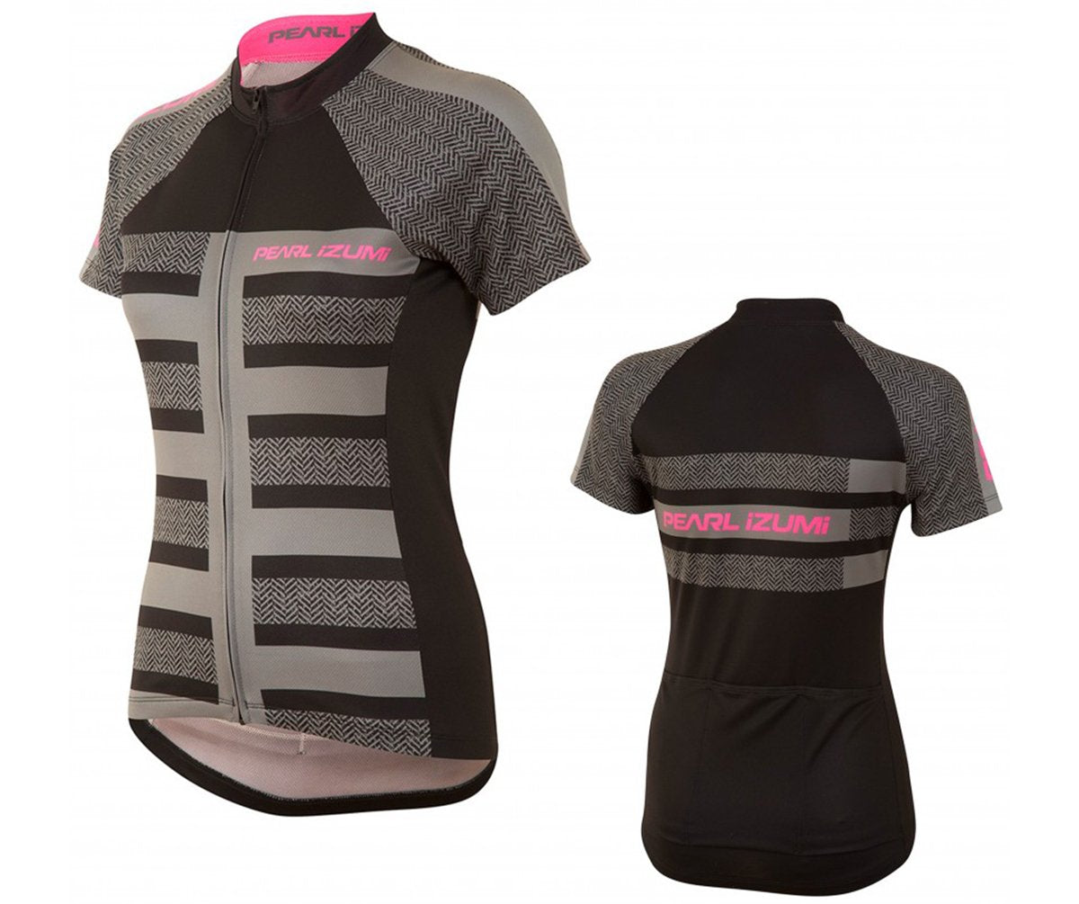 Pearl Izumi Select Escape Ltd Short Sleeve Faze Jersey - Womens - Focus Black Focus Black Large 