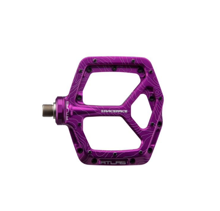 Race Face Atlas Flat Pedals - Purple
