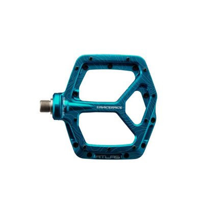 Race Face Atlas Flat Pedals - Turquoise
