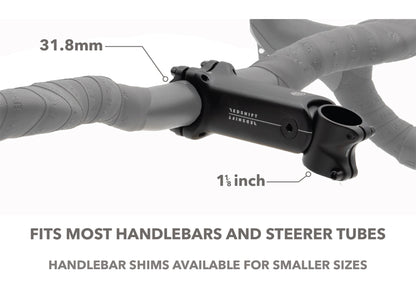 Redshift ShockStop 30deg 31.8 Road Stem - Black