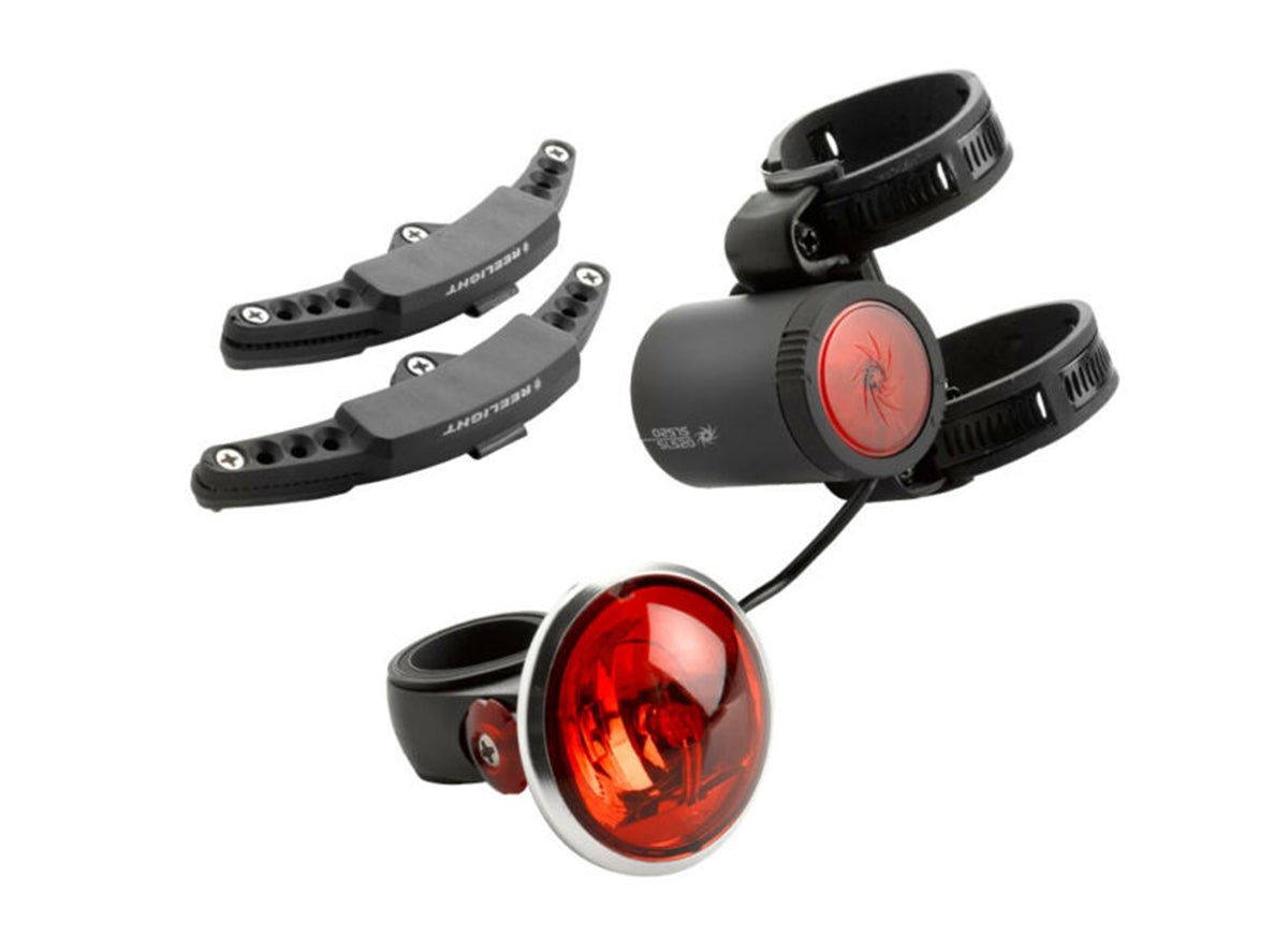 Reelight SL500 Flash Rear Light Set - Black Black Seatpost Mount 