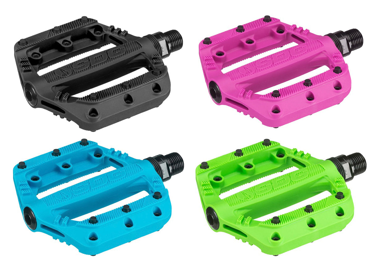 SDG Slater Platform Pedals - Black Black  