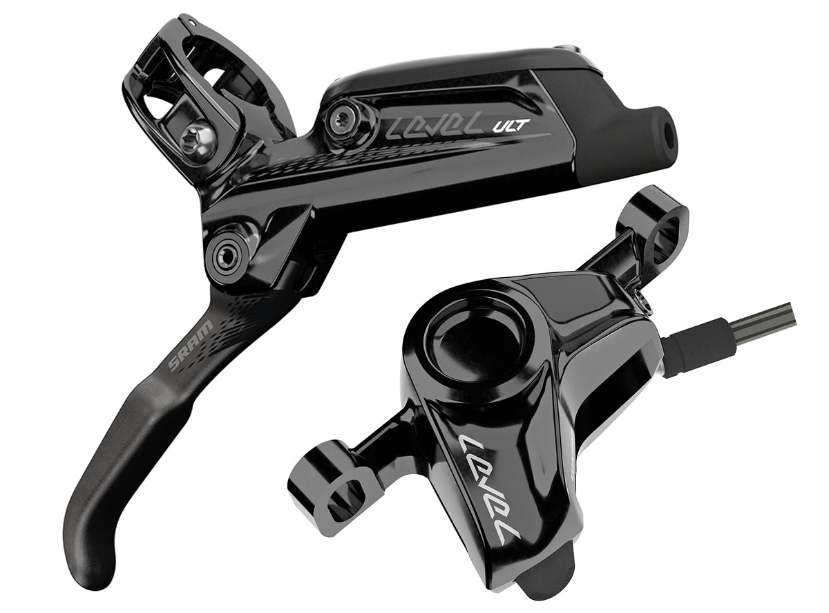 SRAM Level Ultimate Disc Brake - With Ti Hardware - Rear - Anodised Black Anodised Black  
