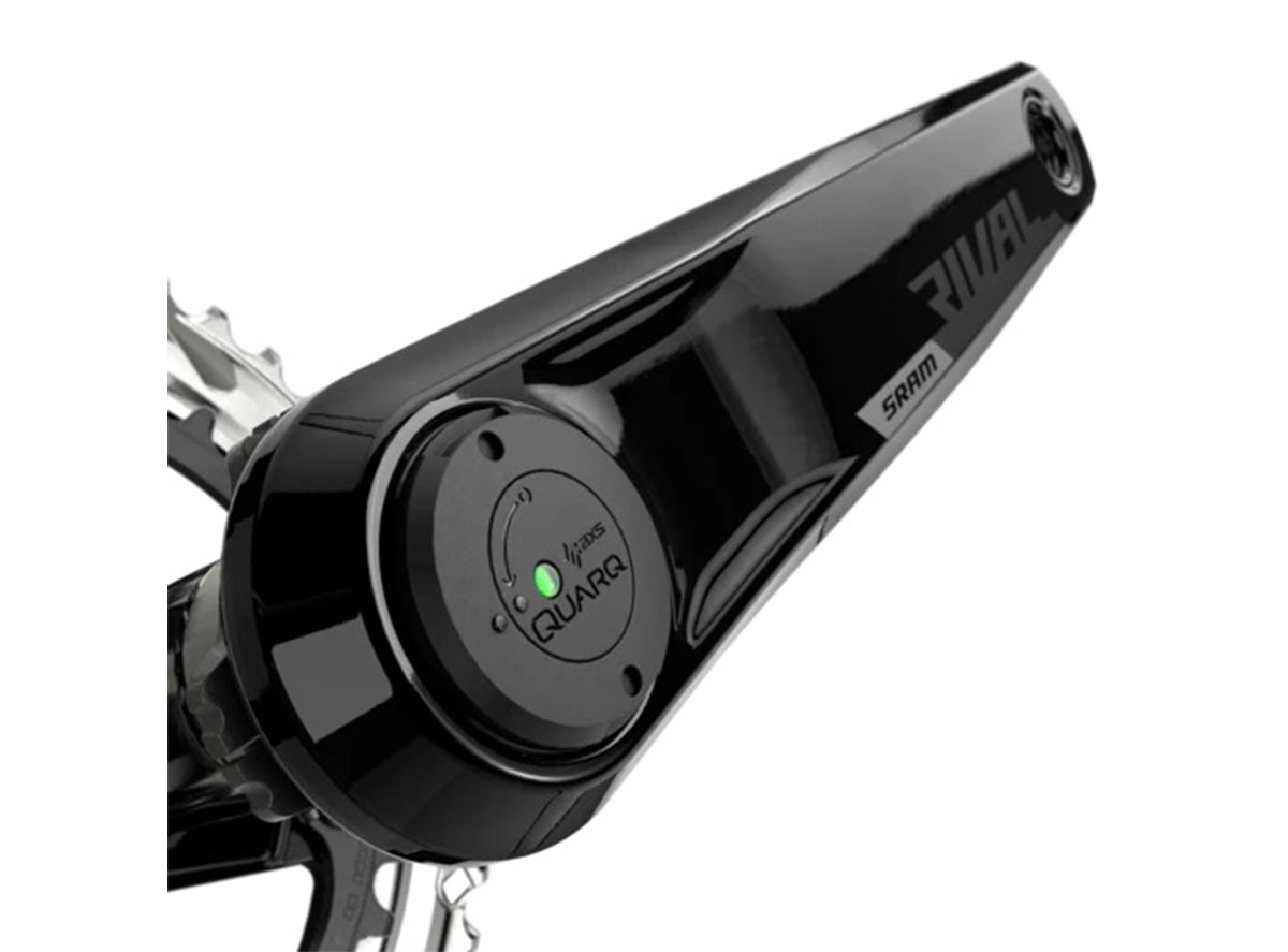 SRAM Rival AXS 12 Spd Road Crankset with Quarq Power Meter - Black