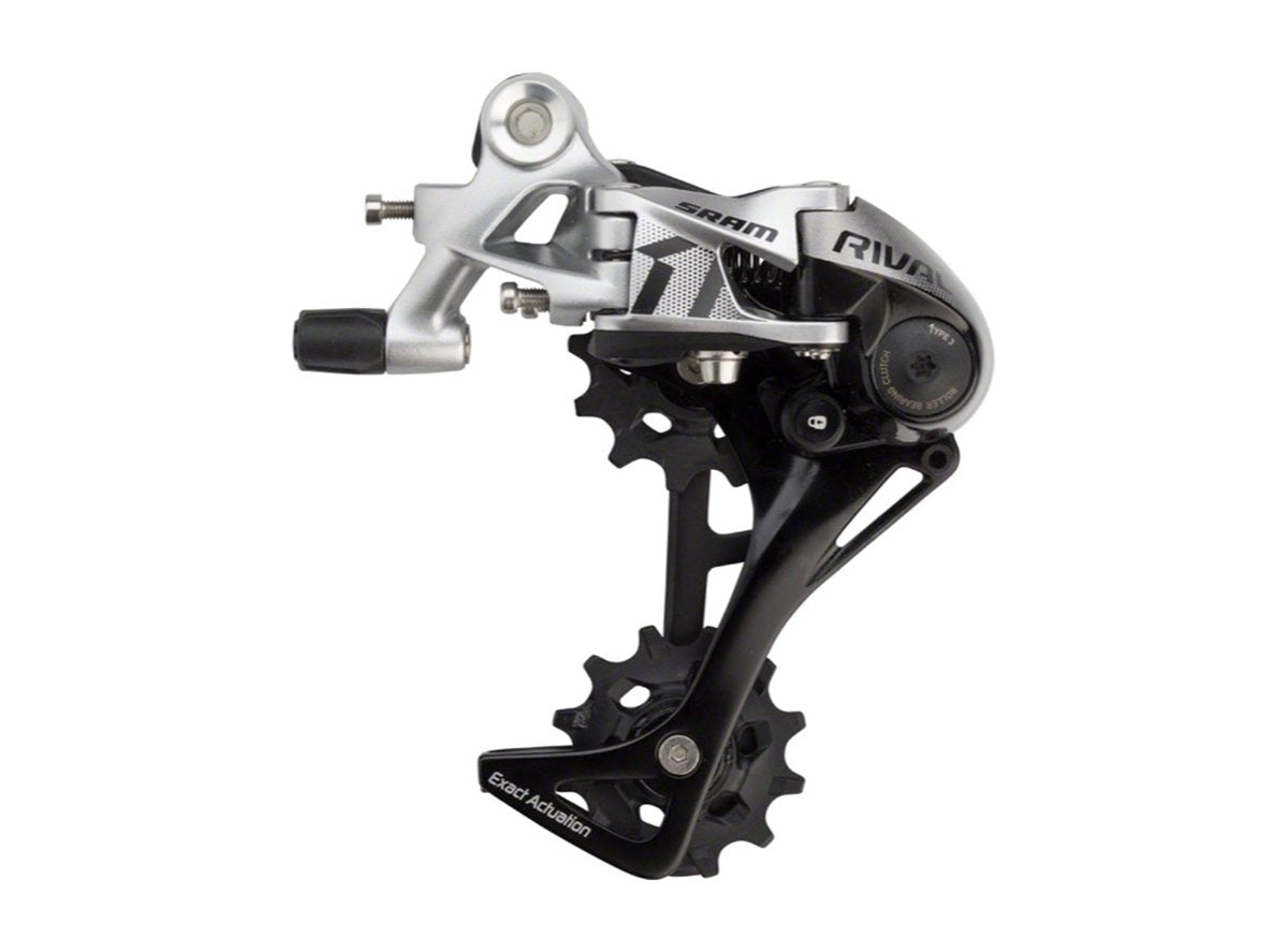 SRAM Rival 1 Type 3.0 11 Spd Rear Derailleur Silver - Black Long Cage 