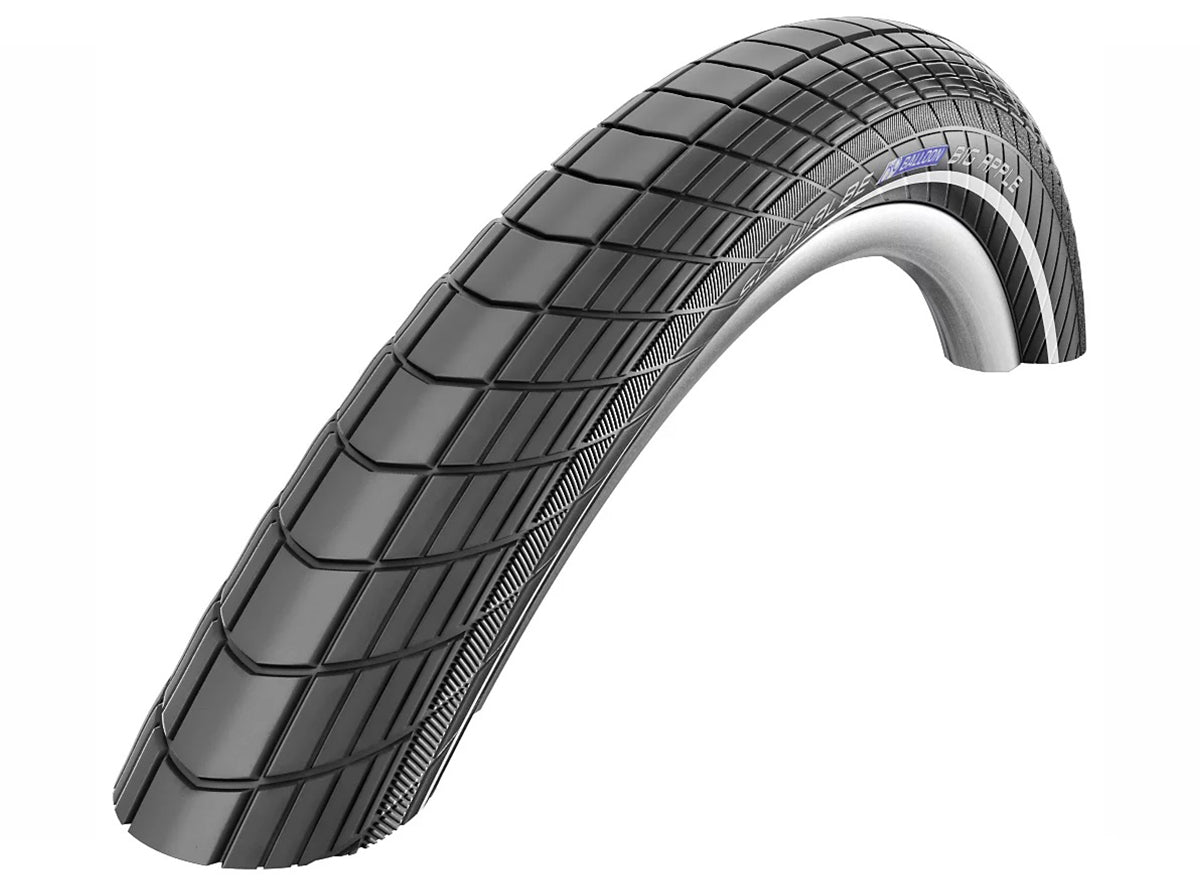 Schwalbe Big Apple Performance Line 26" Wire Cruiser Tire - Reflective Black - Reflective 26" x 2.0" 