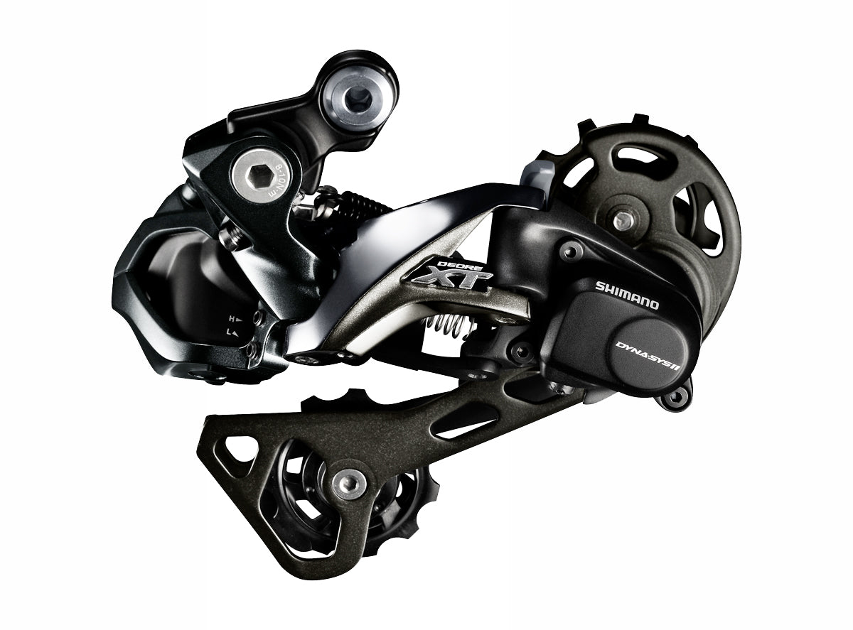 Shimano XT Di2 M8050 11 Spd MTB Rear Derailleur Black Medium Cage 