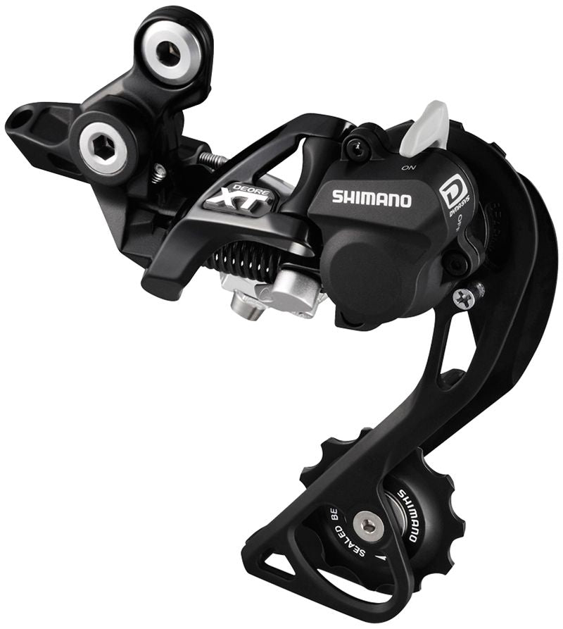 Shimano XT M786 Shadow+ 10 Spd MTB Rear Derailleur Black Long Cage 