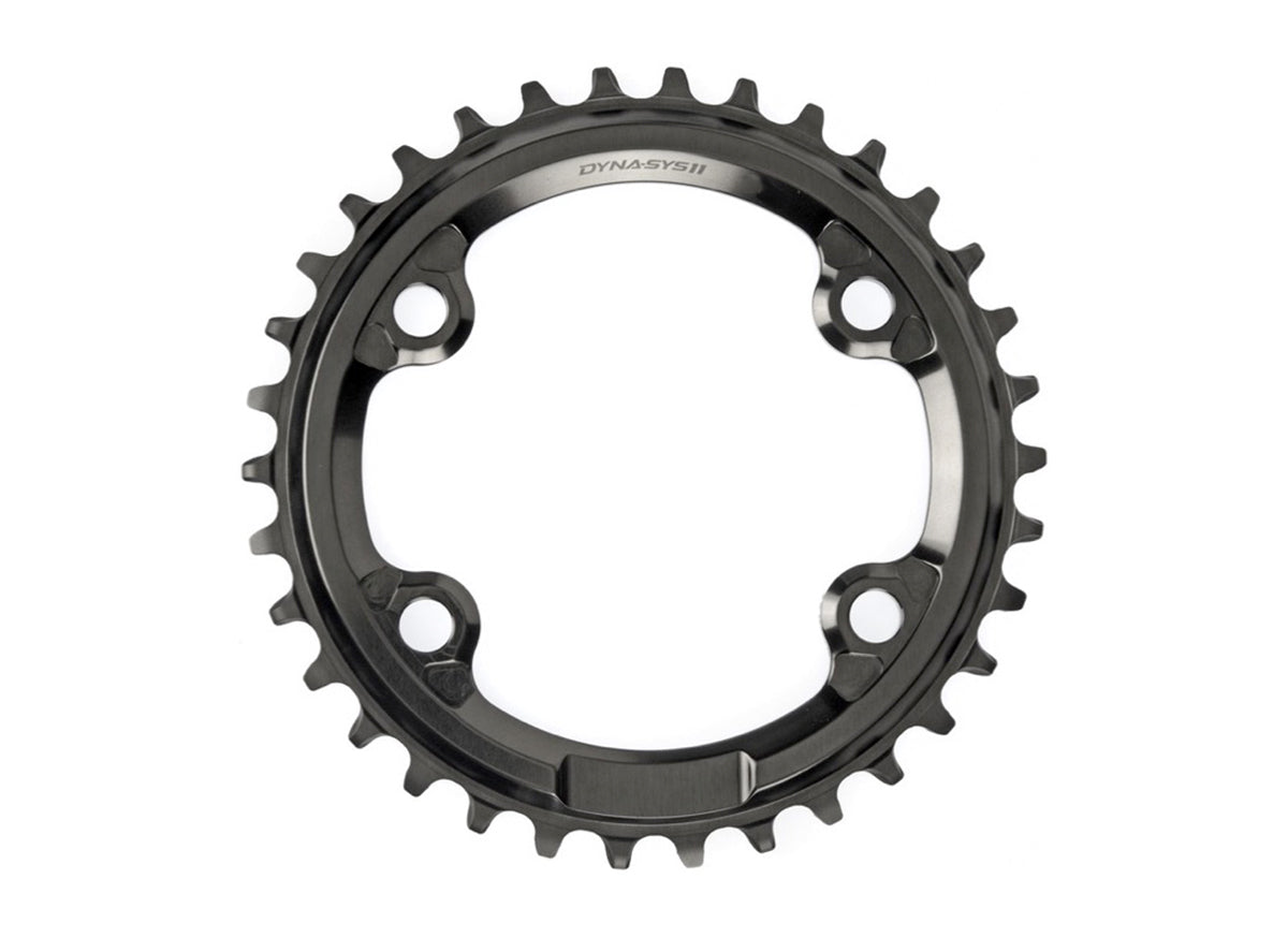 Shimano CRM91 XTR M9000-M9020 Single Chainring - Gray Gray 34t - 96mm BCD 