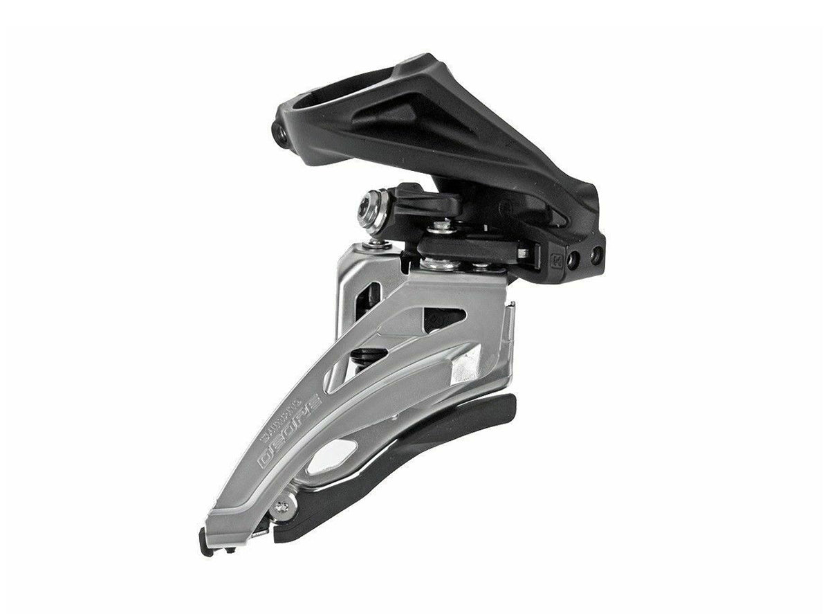 Shimano Deore M617 10 Speed Double Front Derailleur Black 28.6mm/31.8mm/34.9mm 