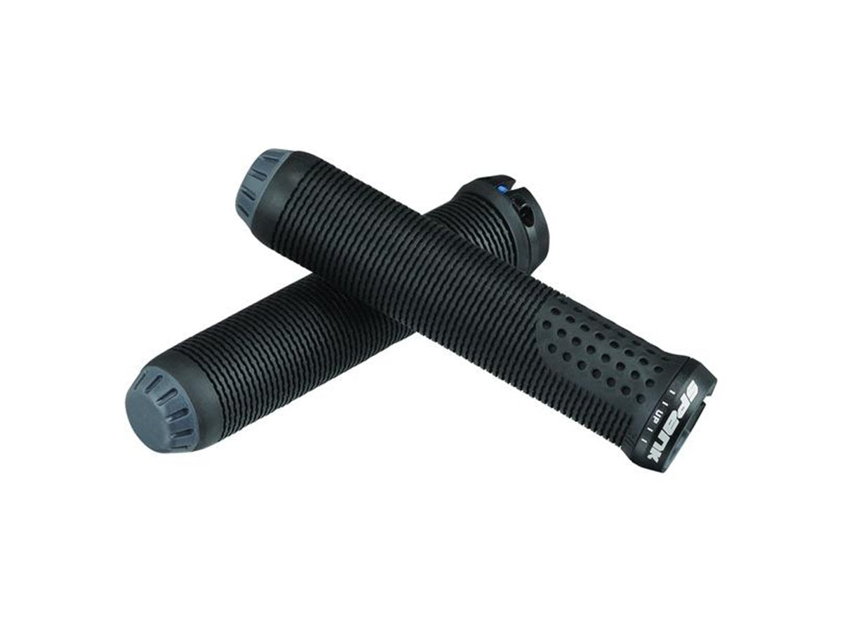 Spank Spike Grips 30 - Black-Gray Black - Gray  
