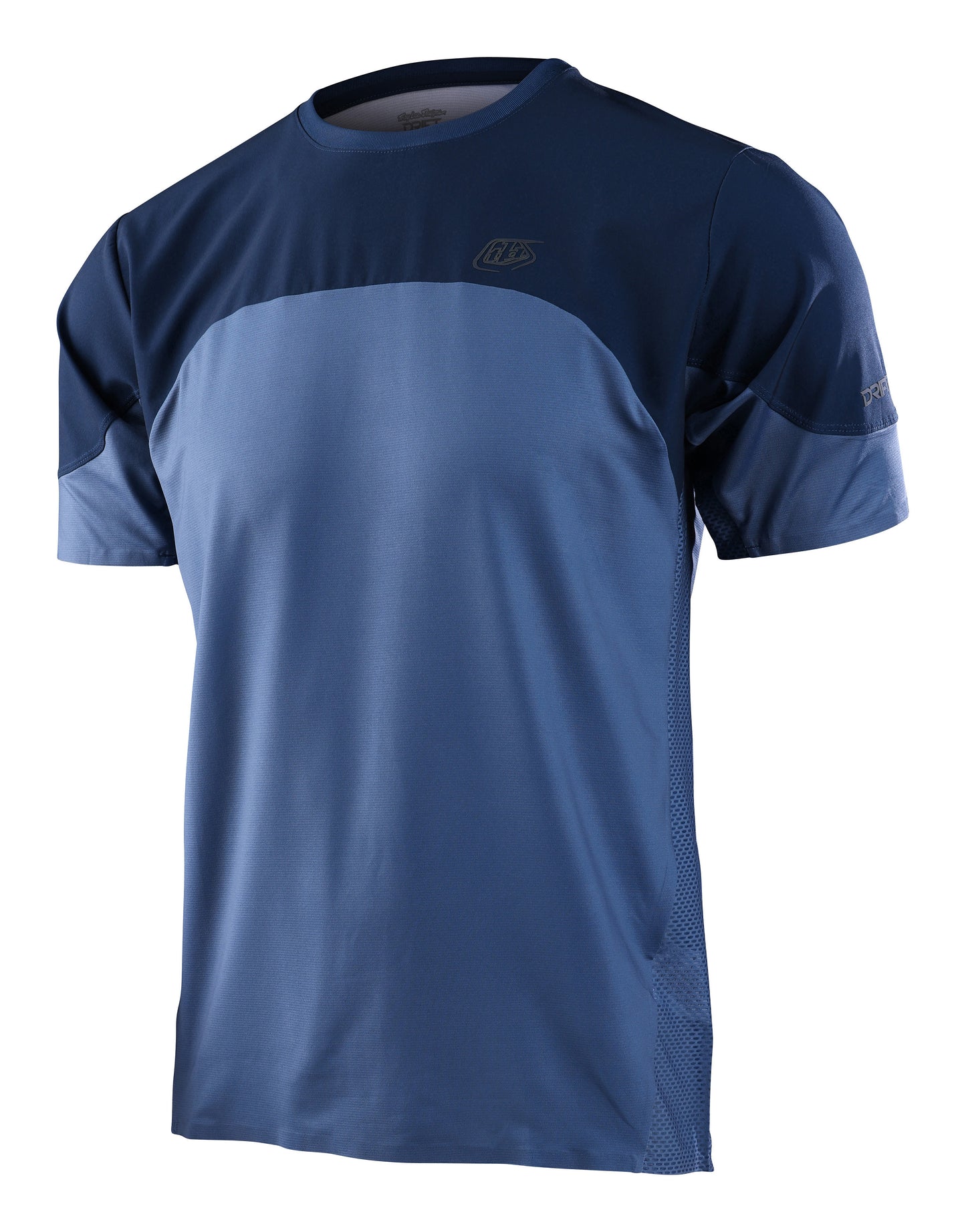 Troy Lee Designs Drift Short Sleeve MTB Jersey - Blue Mirage - 2023