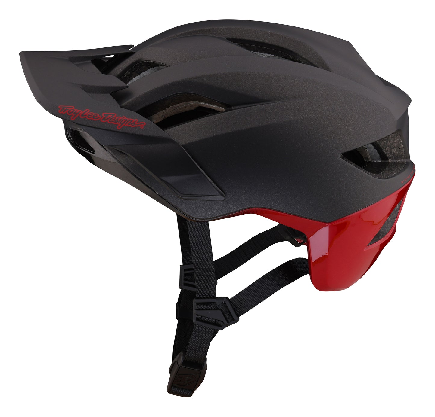 Troy Lee Designs Flowline SE MTB Helmet with MIPS - Radian - Charcoal-Red