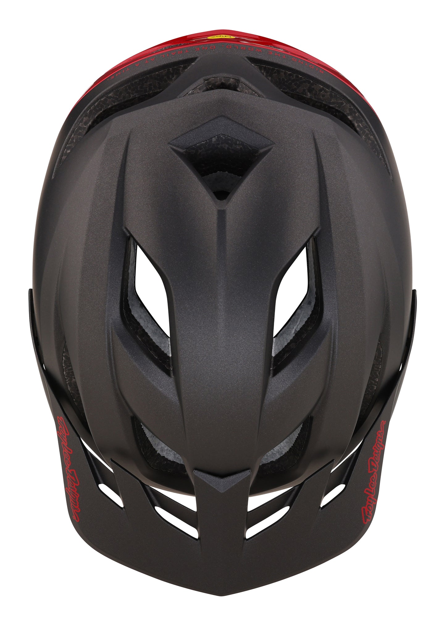 Troy Lee Designs Flowline SE MTB Helmet with MIPS - Radian - Charcoal-Red