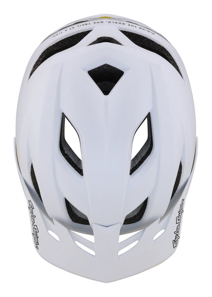 Troy Lee Designs Flowline SE MTB Helmet with MIPS - Stealth - White