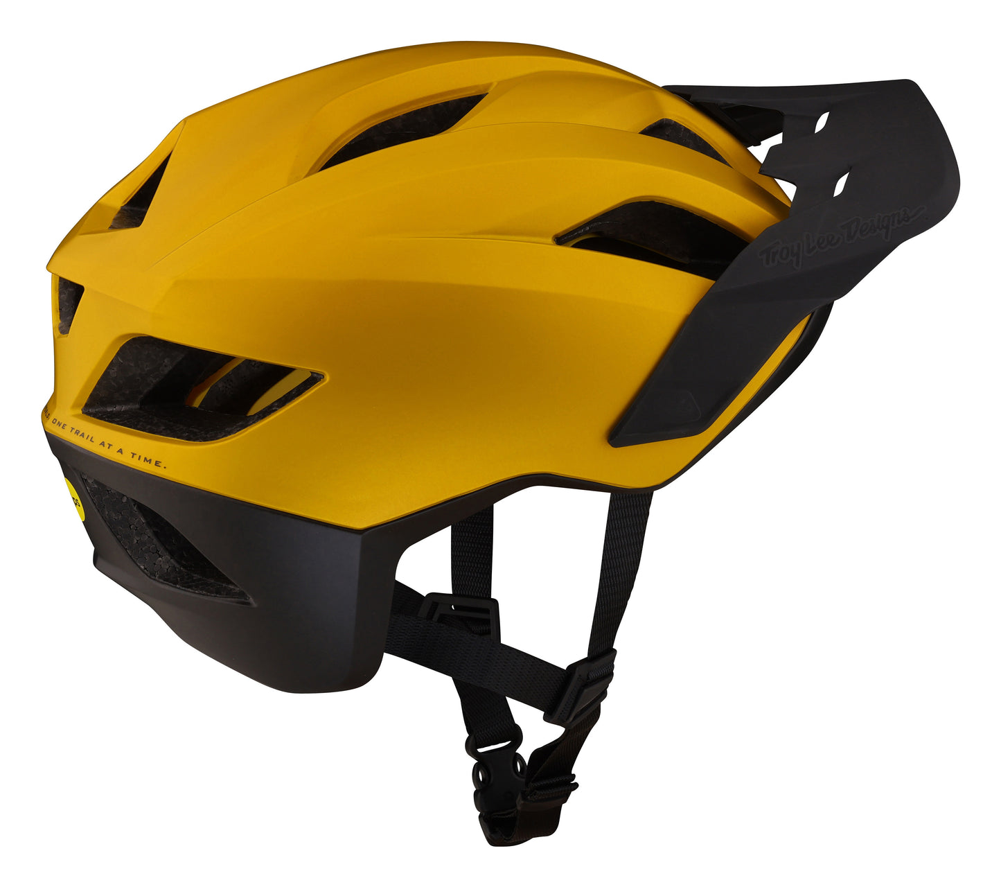 Troy Lee Designs Flowline MTB Helmet with MIPS - Orbit - Gold-Black - 2023