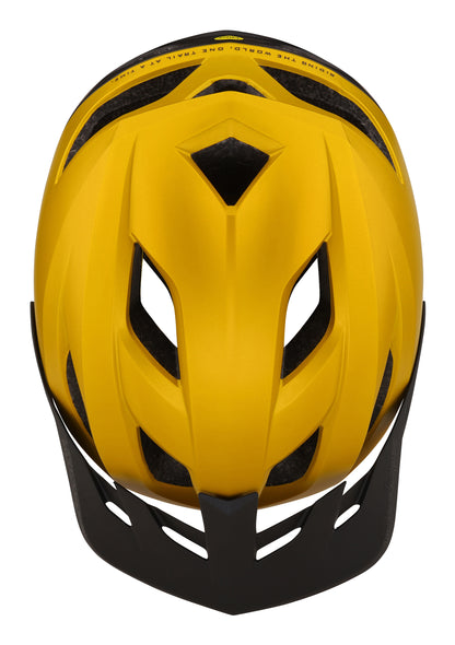 Troy Lee Designs Flowline MTB Helmet with MIPS - Orbit - Gold-Black - 2023