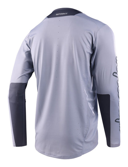 Troy Lee Designs Sprint Long Sleeve MTB Jersey - Icon - Cement - 2023
