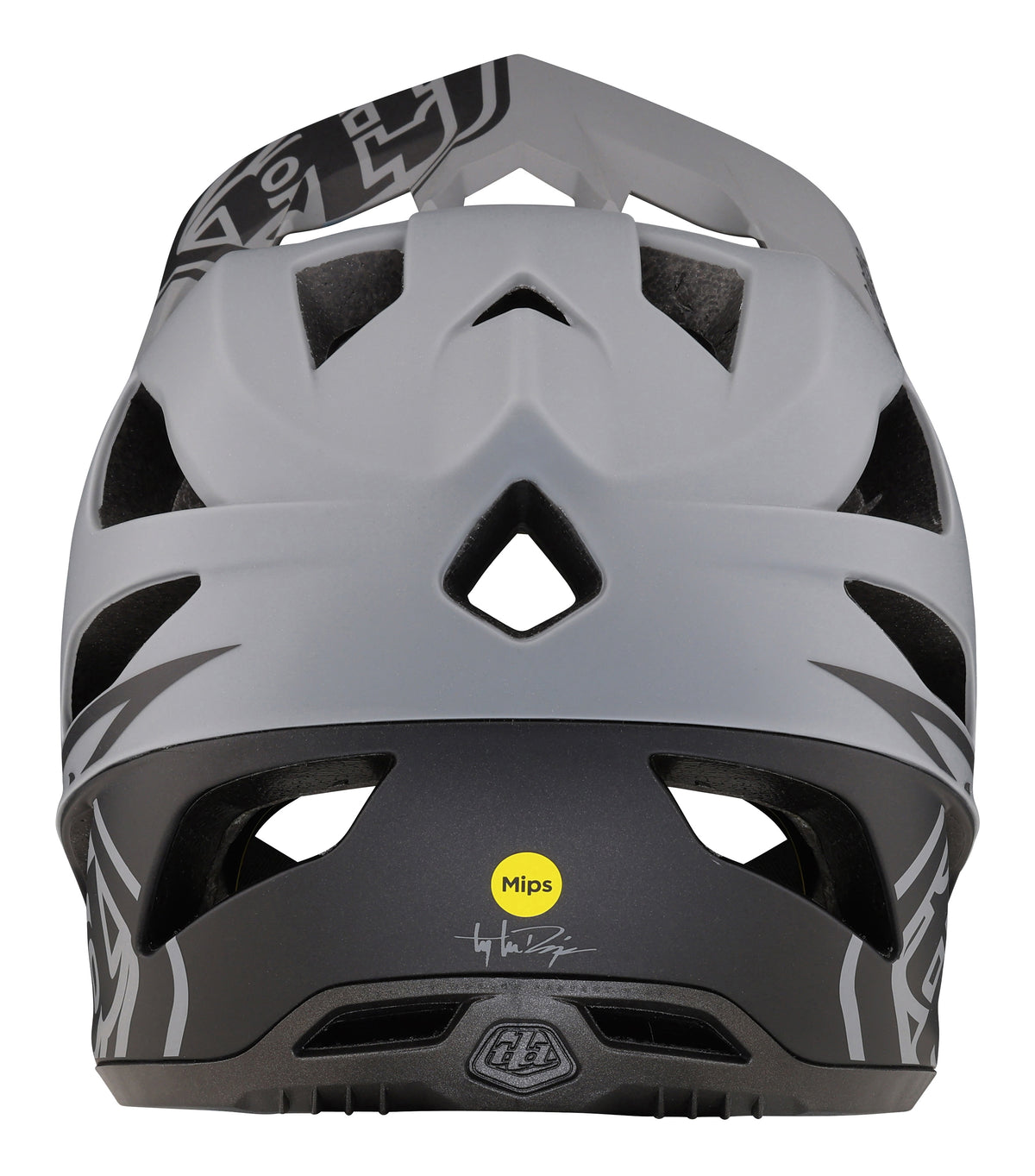 Troy Lee Designs Stage Full Face Helmet with MIPS - Stealth - Gray