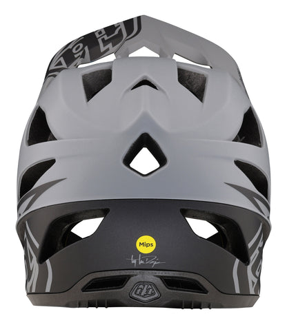 Troy Lee Designs Stage Full Face Helmet with MIPS - Stealth - Gray