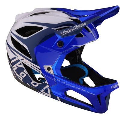 Troy Lee Designs Stage Full Face Helmet with MIPS - Valance - Blue - 2023